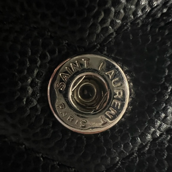 Yves Saint Laurent Cassandre envelope flap wallet on chain - Picture 8 of 13